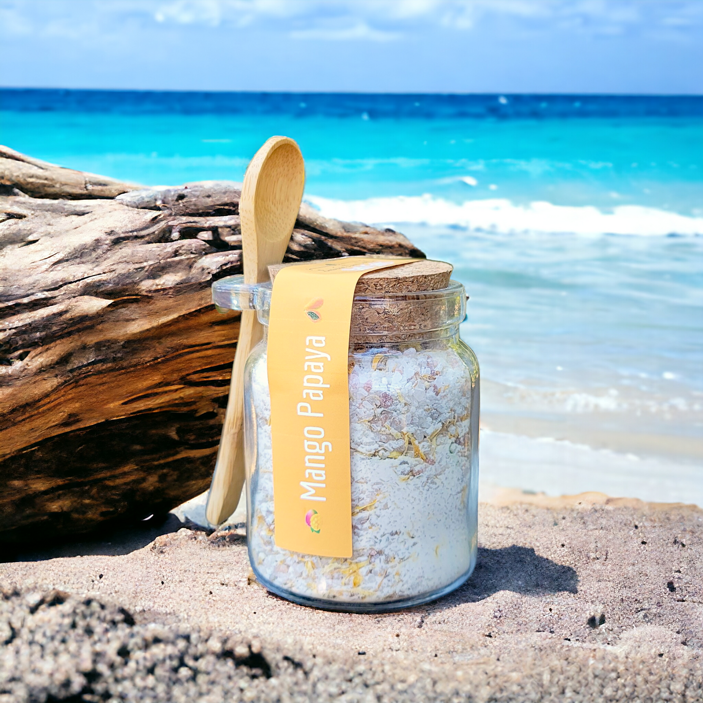 Mango Papaya Salt Soak – Tropical Mineral Bath & Foot Soak