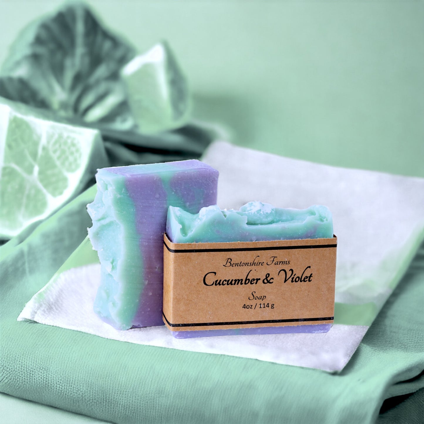 Cucumber and Violet Soap