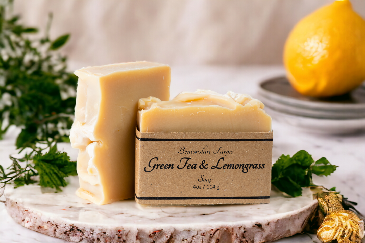 Green Tea and Lemongrass Soap