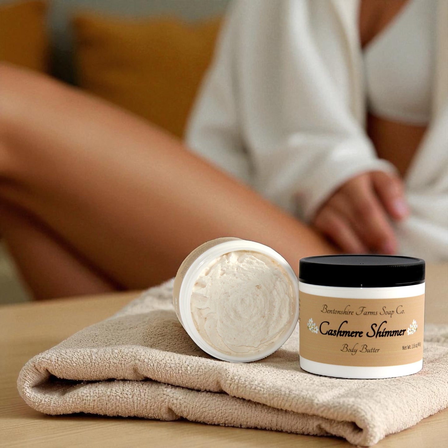 Cashmere Shimmer Body Butter – Soft Floral Moisturizer with a Radiant Glow