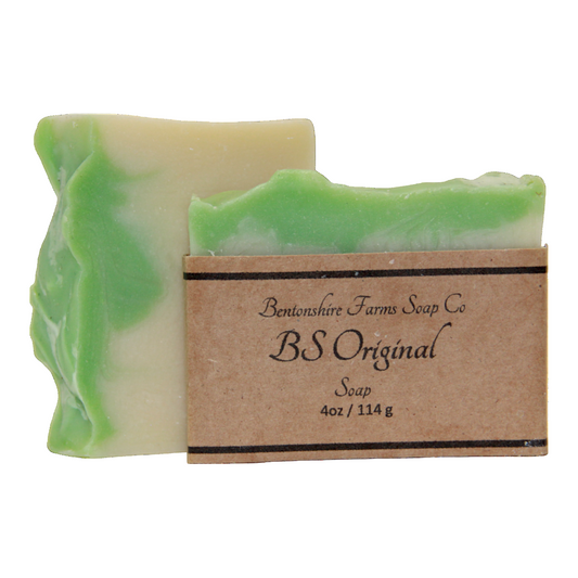BS Original Vegan Soap – Earthy Bergamot & Oakmoss Bar for Men