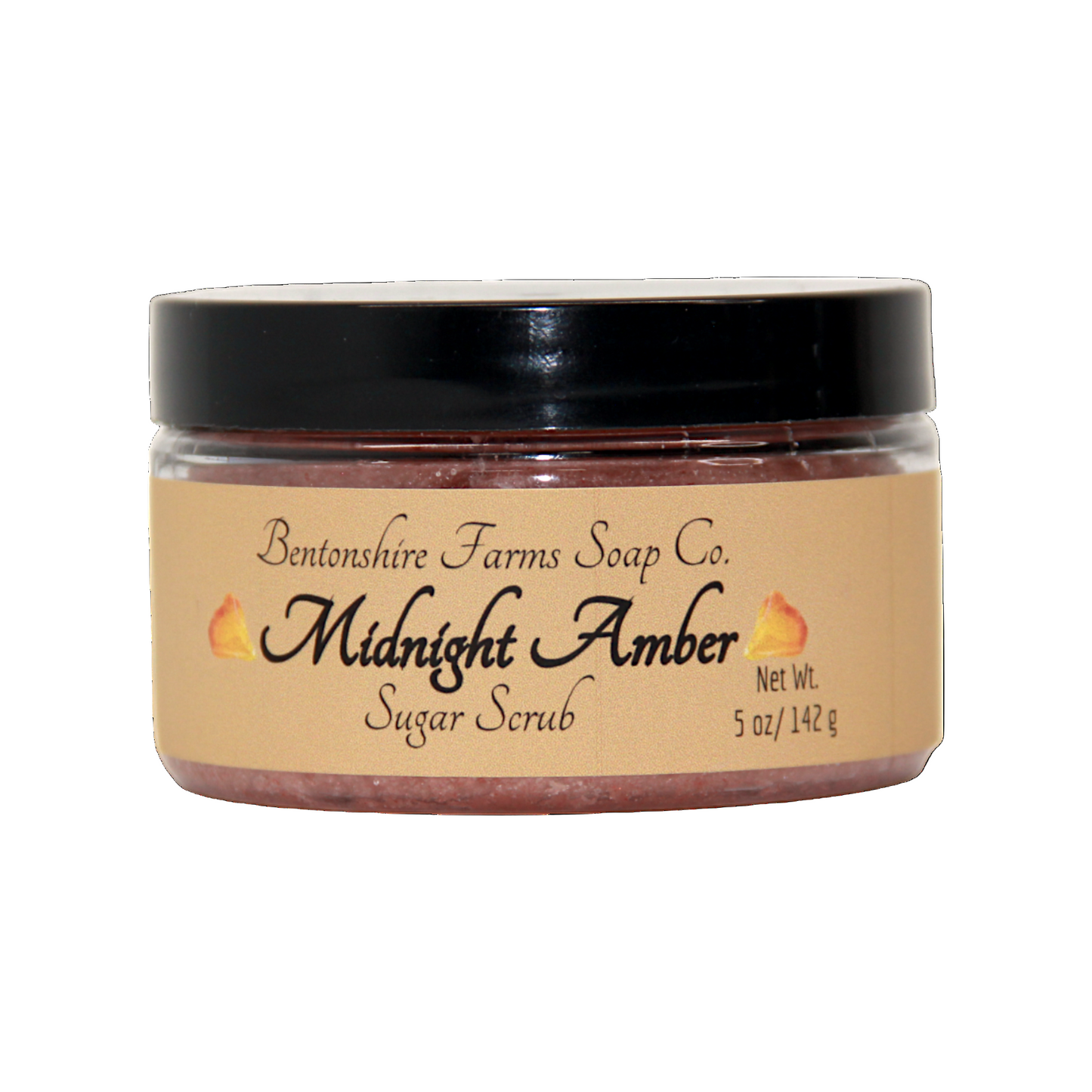 Midnight Amber Sugar Scrub – Emulsified Body Polish with Honey, Spice & Amber