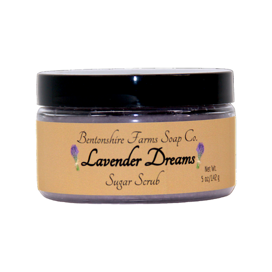 Lavender Dreams Sugar Scrub – Emulsified Scrub with Lavender Essential Oil