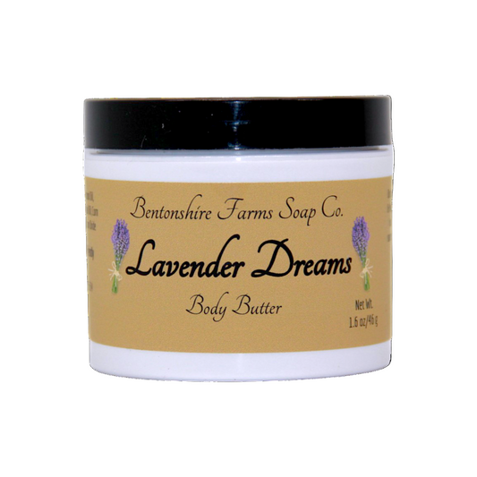 Lavender Dreams Body Butter – Rich Vegan Moisturizer with Lavender Essential Oil