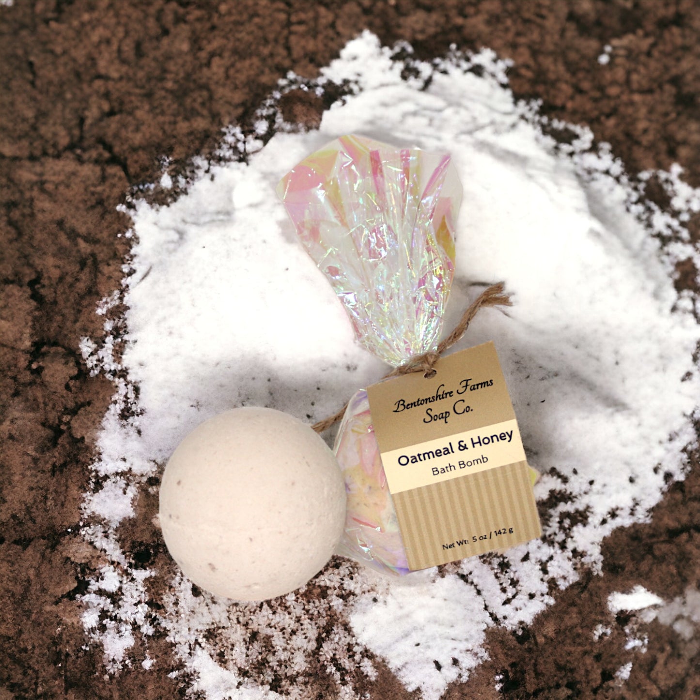 Oatmeal & Honey Bath Bomb