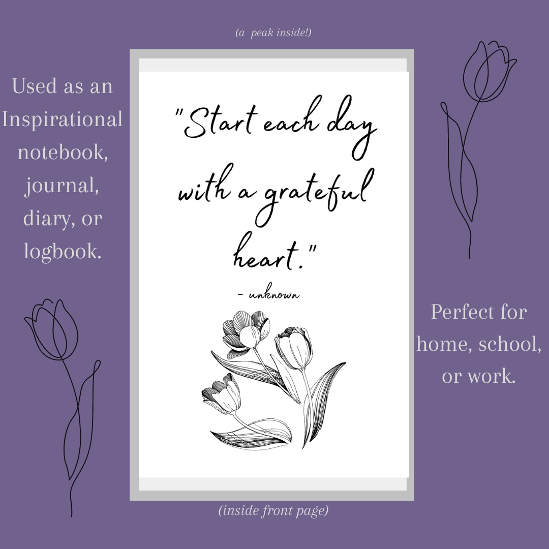 Purple Tulips Journal