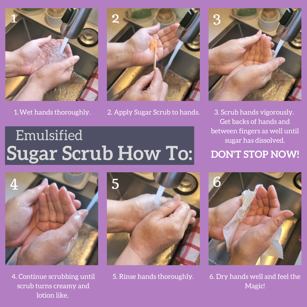 Lavender Dreams Sugar Scrub – Emulsified Scrub with Lavender Essential Oil