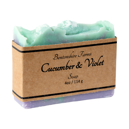 Cucumber and Violet Soap