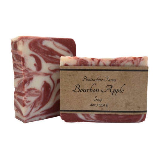 Bourbon Apple Handmade Soap – Spiced Apple & Bourbon Vegan Bar