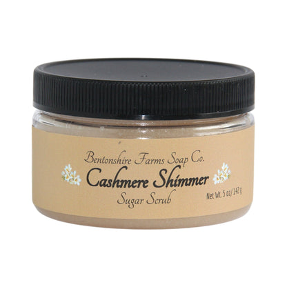 Cashmere Shimmer Sugar Scrub – Exfoliating Body Polish with Subtle Glow