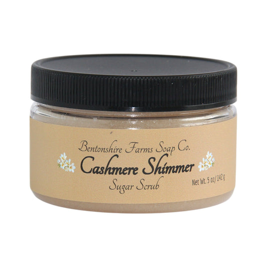 Cashmere Shimmer Sugar Scrub – Exfoliating Body Polish with Subtle Glow