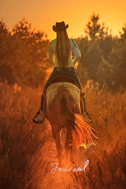Sunset Horseback Journal