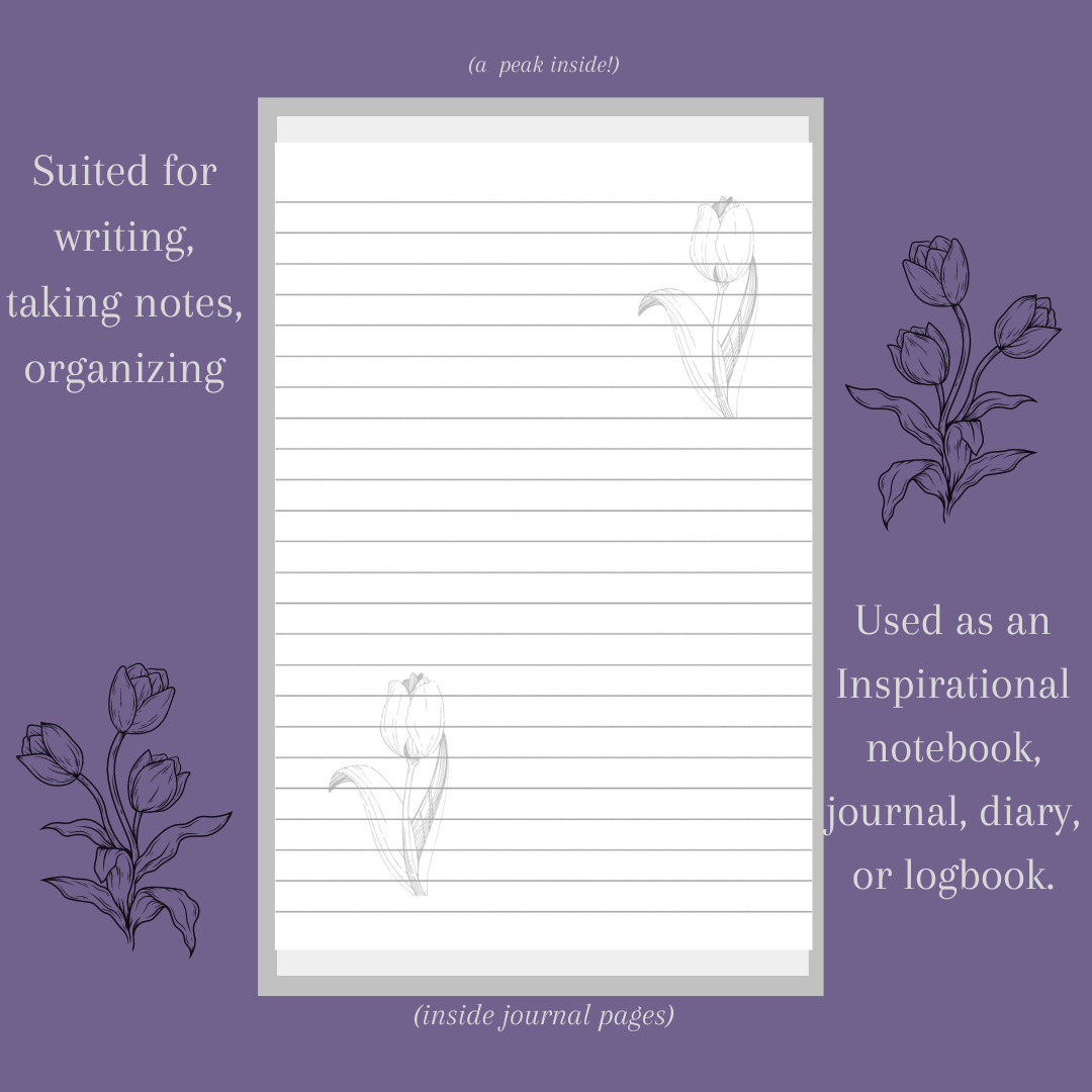 Purple Tulips Journal