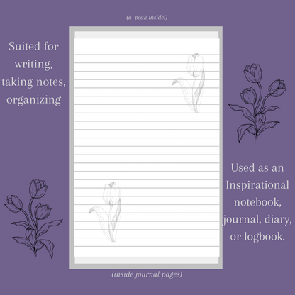 Purple Tulips Journal