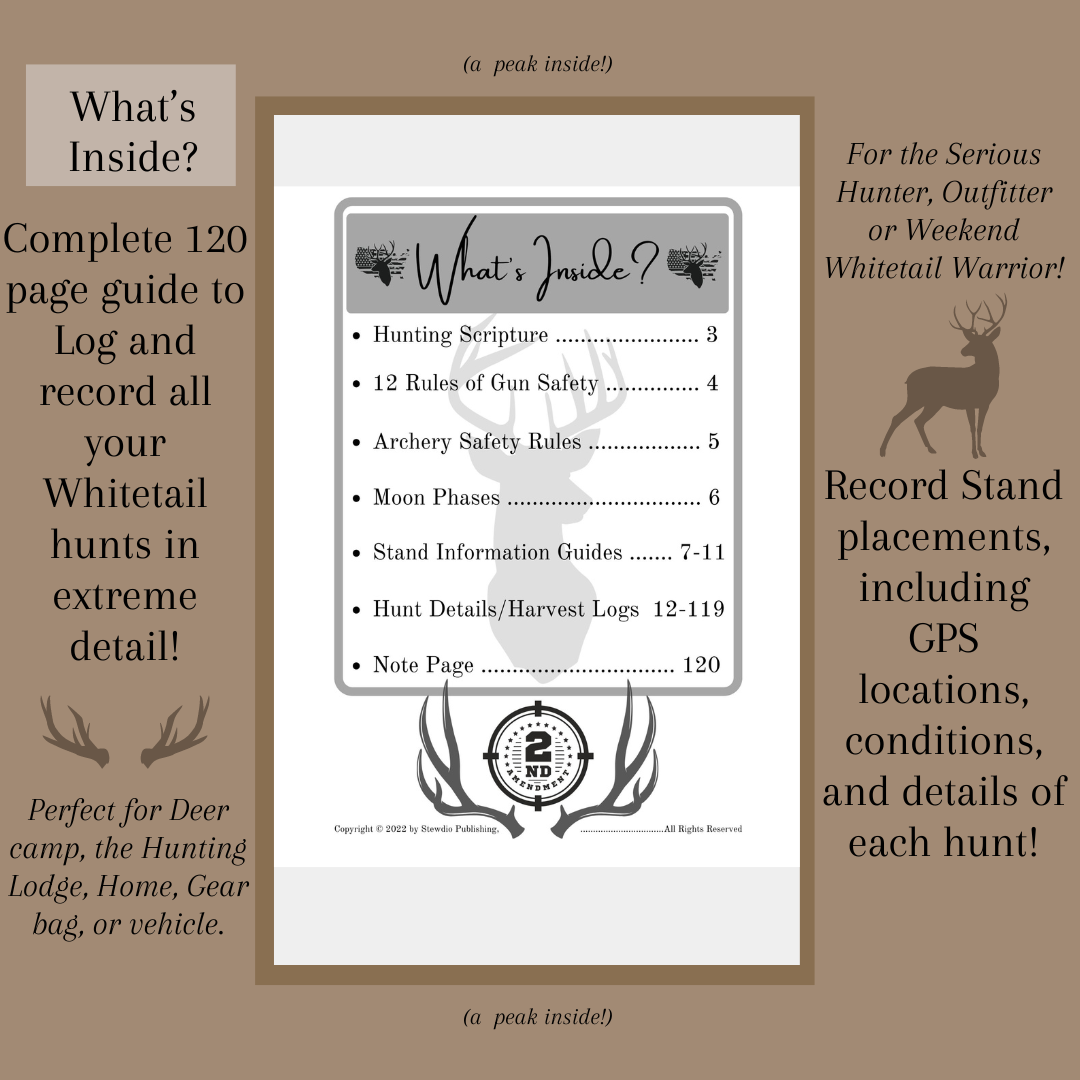 Deer Hunting Log Book