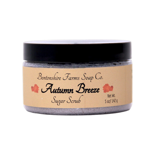 Autumn Breeze Sugar Scrub – Emulsified Body Polish with Fig & Maple Vanilla